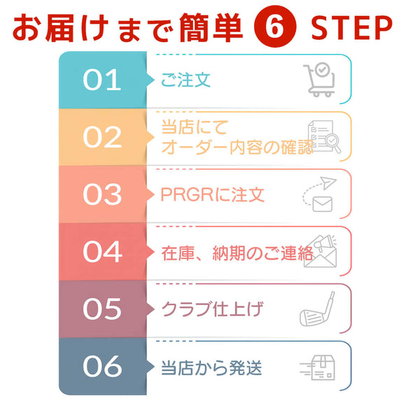 カスタムオーダー PRGR 23年 02 アイアン 日本シャフト N.S.PRO ZELOS 6 #6-PW