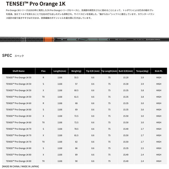 正規取扱店 PRGR プロギア カスタムオーダー 2026 RS DUO ドライバー 三菱ケミカル TENSEI Pro Orange 1K