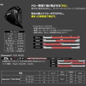 先行予約 PRGR 26 RS DUO デュオ ドライバー Diamana FOR PRGR シャフト ヘッドカバー付き トルクレンチなし