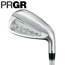 PRGR CRYSTAL egg レディース アイアン #6 単品 2025年モデル 高弾道 やさしく飛ばせる ミスに強い スウィープなスイング対応 女性用クラブ