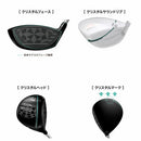 PRGR CRYSTAL egg ドライバー レディース 2025モデル スライス防止 高弾道設計 女性専用 コーチンググリップ搭載 飛距離アップ
