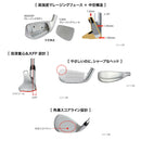 PRGR プロギア 高反発 レディース アイアン 単品 アプローチ サンドウェッジ SUPER egg 2024年モデル 女性用 軽量 飛距離 ミスに強い