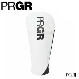 PRGR 1Wヘッドカバー PHC-110 ドライバー用 シンプルで高級感あるデザイン PU製 460cc対応 サイドマグネット付き 立体縫製 ホワイト