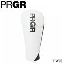 PRGR FWヘッドカバー PHC-110F シンプルで高級感あるデザイン PU製 200cc対応 サイドマグネット付き 立体縫製 ダイヤル式番手表示 ホワイト