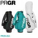 PRGR プロ仕様コンパクト キャディバッグ PRCB-252 軽量・耐久性抜群のスタイリッシュデザイン 9.0型 成型ハンドル 収納力抜群 マグネットポケット付き