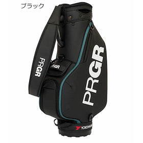 PRGR プロ仕様コンパクト キャディバッグ PRCB-252 軽量・耐久性抜群のスタイリッシュデザイン 9.0型 成型ハンドル 収納力抜群 マグネットポケット付き