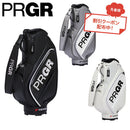 8月6日発売予定 クーポン対象商品 PRGR プロ仕様 キャディバッグ PRCB-262 9.0型 47インチ PU 軽量 4.4kg PU 合成皮革 保冷ポケット 2点式ショルダー 2026モデル