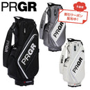 8月6日発売予定 クーポン対象商品 PRGR プロ仕様 スタンド キャディバッグ PRCB-263 9.0型 47インチ 軽量 3.8kg 保冷ポケット 2点式ショルダー PU 2026モデル