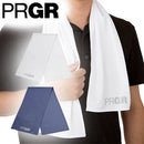 PRGR クーリングタオル PTCC-002 冷却効果 水で濡らして振るだけ 22cm×100cm ホワイト・ブルー数量限定