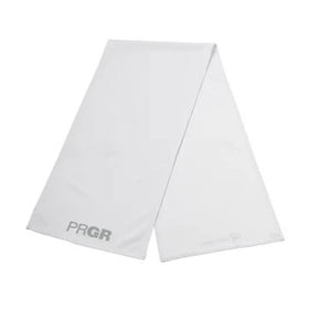 PRGR クーリングタオル PTCC-002 冷却効果 水で濡らして振るだけ 22cm×100cm ホワイト・ブルー数量限定