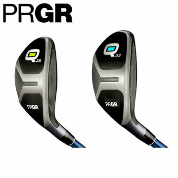 PRGR Q キュー Q28 Q33 レディース ユーティリティ 傾斜 ラフ バンカー 簡単に打てる 万能クラブ スピンが効いて グリーンに止まる