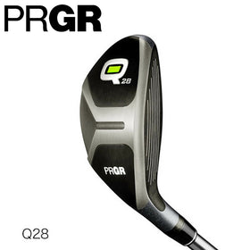 PRGR Q キュー 28 ディープフェース 低重心設計 ラフ・フェアウェイバンカー 傾斜地でも抜けが良く 不思議なクラブ UT ユーティリティ