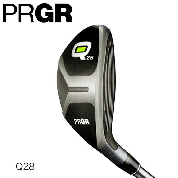PRGR Q キュー 28 ディープフェース 低重心設計 ラフ・フェアウェイバンカー 傾斜地でも抜けが良く 不思議なクラブ UT ユーティリティ
