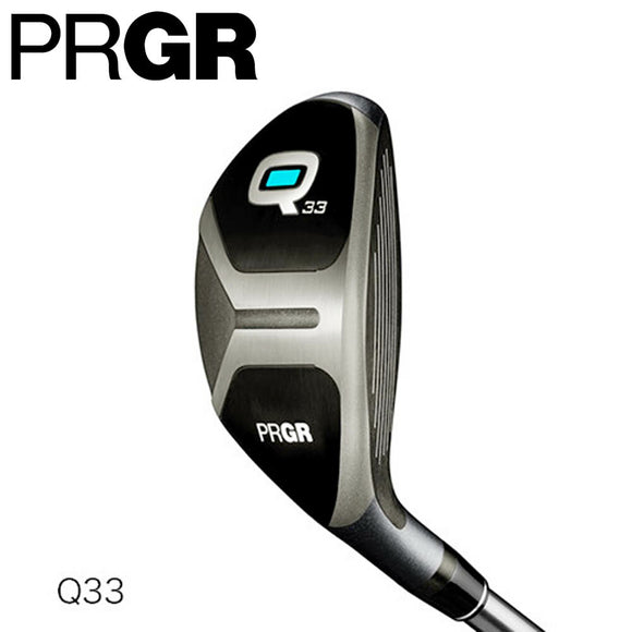 PRGR Q キュー 33 ラフ・フェアウェイバンカー 傾斜地抜群の抜けの良さ ミスを減らし スコアアップ 不思議なクラブ UT ユーティリティー