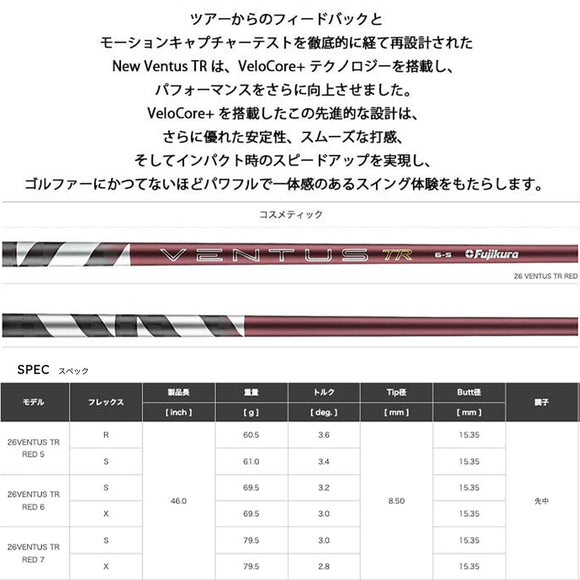 正規取扱店 PRGR プロギア カスタムオーダー 2026 RS DUO ドライバー フジクラ 26 VENTUS TR RED