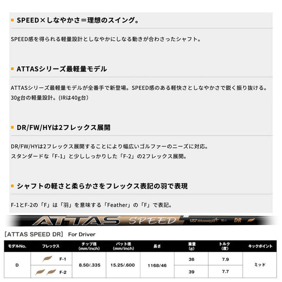 正規取扱店 PRGR プロギア カスタムオーダー 2026 RS DUO ドライバー USTマミヤ ATTAS SPEED