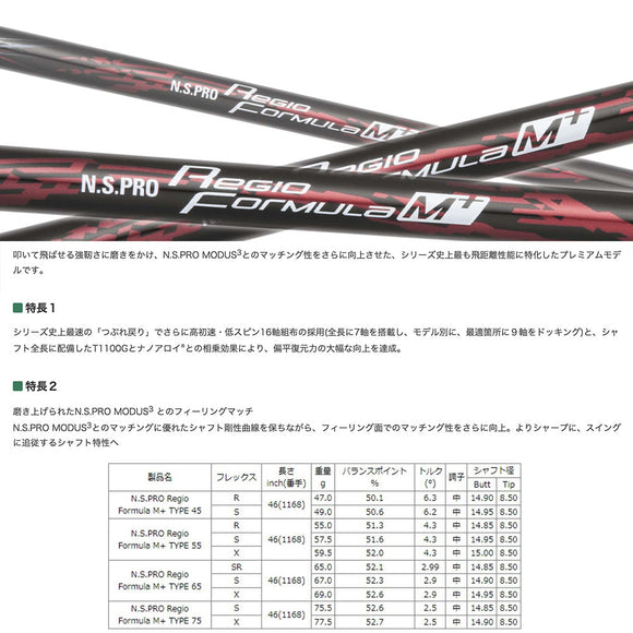 正規取扱店 PRGR プロギア カスタムオーダー 2026 RS DUO ドライバー 日本シャフト N.S.PRO Regio Formula M+