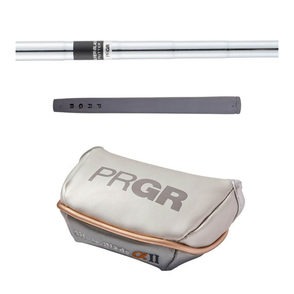 PRGR Silver-Blade α2-03CS マレット型センターシャフトパター 深重心設計 精度向上 ミッドサイズグリップ SILVERBLADEパター