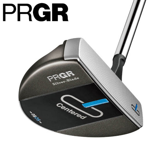 PRGR Silver-Blade Centered-05OS オフセット×センターシャフト設計 高慣性モーメント 柔らかな打感 距離感サポート SILVERBLADEパター