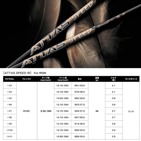 PRGR カスタムオーダー 01アイアン USTマミヤATTAS SPEED IR＃4.5.6.7.8.9.＃P番手別販売 コンボ対応可能
