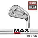 PRGR カスタムオーダー 01アイアン KBS KBS MAX ＃4.5.6.7.8.9.＃P 番手別販売 コンボ対応可能