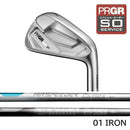 PRGR カスタムオーダー 01アイアン フジクラ AIR SPEEDER IRON ＃4.5.6.7.8.9.＃P 番手別販売コンボ対応可能