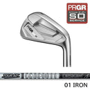 正規取扱店 PRGR カスタムオーダー 01アイアン グラファイトデザインTOUR AD IRON 65＃4.5.6.7.8.9.＃P番手別販売 コンボ対応可能