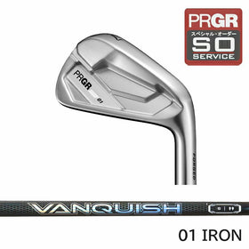 PRGR カスタムオーダー 01アイアン 三菱ケミカル VANQUISH アイアン ＃4.5.6.7.8.9.＃P番手別販売 コンボ対応可能