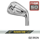 正規取扱店 PRGR カスタムオーダー 02アイアン トゥルーテンパー Dynamic Gold MID TOUR ISSUE ＃4.5.6.7.8.9.＃P 番手別販売 コンボ対応可能