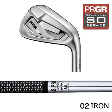 正規取扱店 PRGR カスタムオーダー 02アイアン 日本シャフト N.S.PRO 750GH ＃4.5.6.7.8.9.＃P 番手別販売 コンボ対応可能