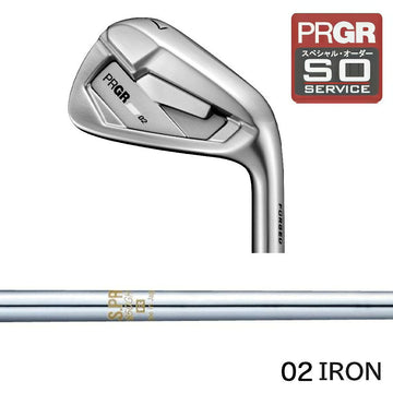 正規取扱店 PRGR カスタムオーダー 02アイアン 日本シャフト N.S.PRO 850GH ＃4.5.6.7.8.9.＃P 番手別販売 コンボ対応可能