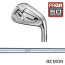 正規取扱店 PRGR カスタムオーダー 02アイアン 日本シャフト N.S.PRO 950GH ＃4.5.6.7.8.9.＃P 番手別販売 コンボ対応可能
