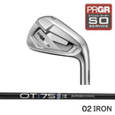 正規取扱店 PRGR カスタムオーダー 02アイアン 三菱ケミカル OT ironv＃4.5.6.7.8.9.＃P 番手別販売 コンボ対応可能