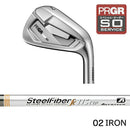 正規取扱店 PRGR カスタムオーダー 02アイアン トゥルーテンパーSteel Fiber fc cw 115 ＃4.5.6.7.8.9.＃P 番手別販売 コンボ対応可能