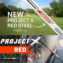 プロジェクトX レッド スチールアイアンシャフト Project X Red 高弾道 高スピン設計 中調子 人気モデル 日本正規品