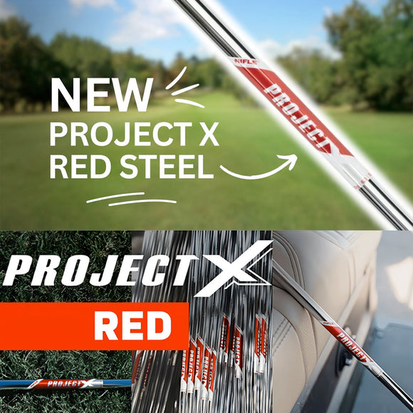 プロジェクトX レッド スチールアイアンシャフト Project X Red 高弾道 高スピン設計 中調子 人気モデル 日本正規品