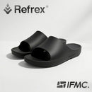 REFREX リカバリーサンダル IFMC加工 ナノミネラル配合 スリッパ メンズ レディース ゴルフ後のリラックス 室内履き テレワーク 快適クッションサンダル