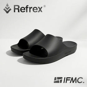 REFREX リカバリーサンダル IFMC加工 ナノミネラル配合 スリッパ メンズ レディース ゴルフ後のリラックス 室内履き テレワーク 快適クッションサンダル
