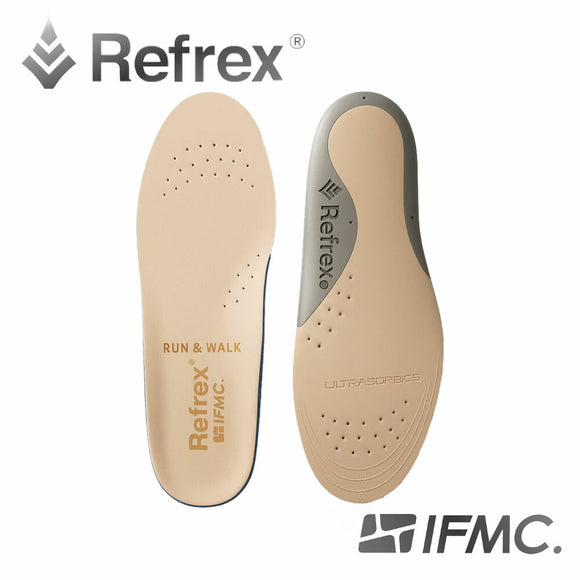 REFREX Run&Walk 女性用 インソール 転倒防止 歩行安定 疲れにくい 中敷き IFMC加工 健康ウォーキング 日本開発 足元サポート Run and Walk