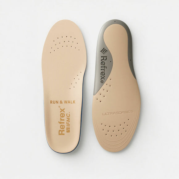 REFREX Run&Walk 女性用 インソール 転倒防止 歩行安定 疲れにくい 中敷き IFMC加工 健康ウォーキング 日本開発 足元サポート Run and Walk