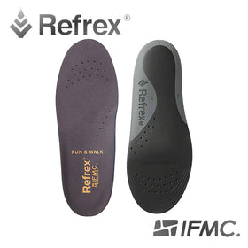 REFREX Run&Walk 男性用 インソール 転倒防止 歩行安定 疲れにくい 中敷き IFMC加工 日本開発 足元サポート ゴルフ ウォーキング Run and Walk