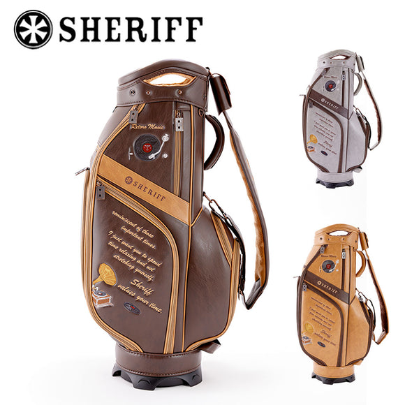 シェリフゴルフ ミュージックシリーズ キャディバッグ 100本限定 限定品 シリアル番号あり SMU-003 SHERIFF STANDARD