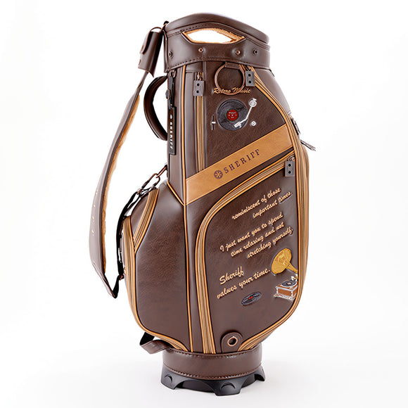 シェリフゴルフ ミュージックシリーズ キャディバッグ 100本限定 限定品 シリアル番号あり SMU-003 SHERIFF STANDARD