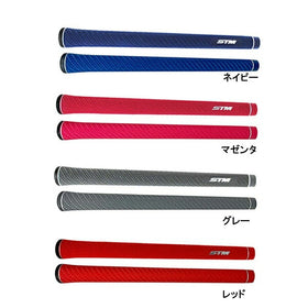STM G-Rex Deco ジーレックスデコ ゴルフグリップ エラストマー 全天候対応 滑り防止 カーボンエンボス 360度均一パターン フィット設計 ゴルフクラブグリップ