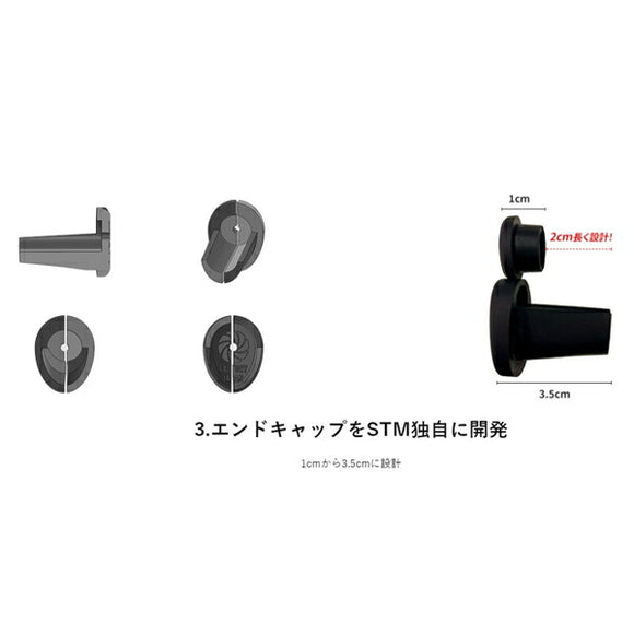 STM チェックメイト CHECK MATE シャドウクイーン Shadow Queen パターグリップ ブラック