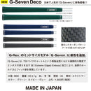 STM ゴルフ グリップ G-Seven Deco ジーセブン デコ M60 バックラインあり なし エラストマー ミッドサイズ 太め カーボンパターン 2026年モデル 新色 日本製
