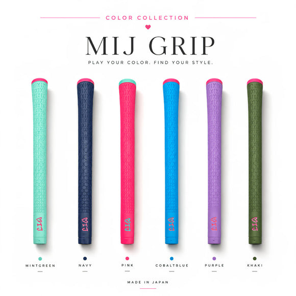 STM エスティーエム MIJ Ladies GRIP レディース ゴルフグリップ 軽量 M60 バックラインなし エラストマー 柔らかい 滑らない フィット感 親水エンボス 女性用