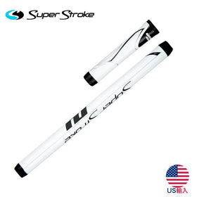 アウトレット US輸入 スーパーストローク SuperStroke Zenergy ゼナジー ツアー 1.0 2ピース 2pc ホワイト/ブラック