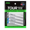 ゴルフティー ツアーティー プロ Tour Tee Pro T-489 80mm 4本セット 耐久性抜群 ゴルフティー 高さ調整目安付き 抵抗が少なく飛距離アップ