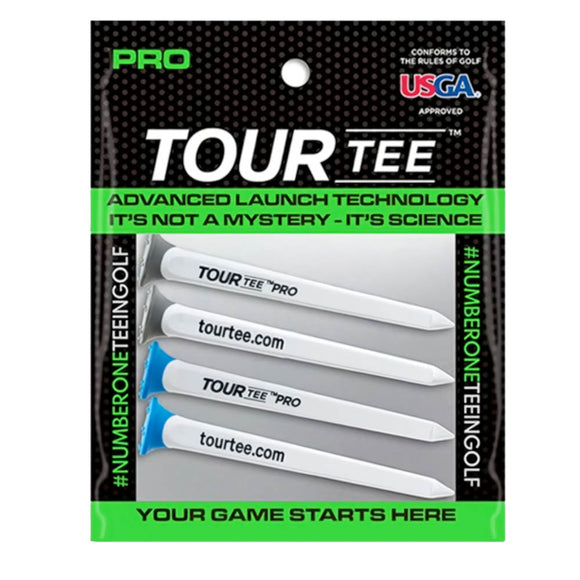 ゴルフティー ツアーティー プロ Tour Tee Pro T-489 80mm 4本セット 耐久性抜群 ゴルフティー 高さ調整目安付き 抵抗が少なく飛距離アップ